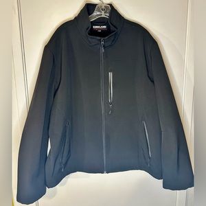 Kirkland Signature Weatherproof Softshell Water‎ Resistant Windbreaker Black XXL